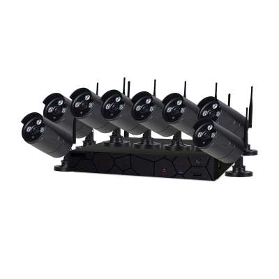 newest fresh factory Shenzhen 1080P 8channel special design wireless security camera wifi NVR Kit